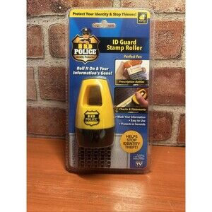 ID Police Identity Protection ID Guard Stamp Roller New